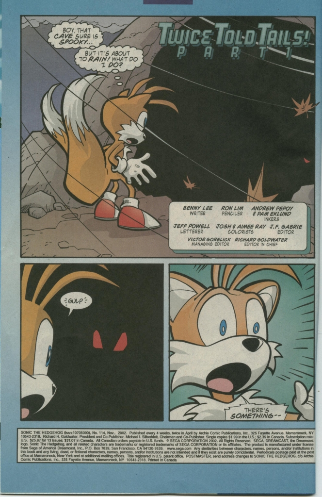Sonic - Archie Adventure Series November 2002 Page 3